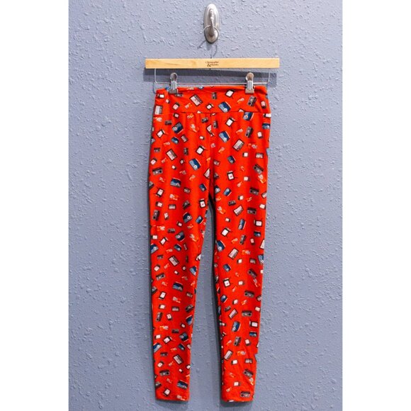 NWOT LuLaRoe Televisions and Cassette Leggings One Size (OS) - Picture 2 of 5